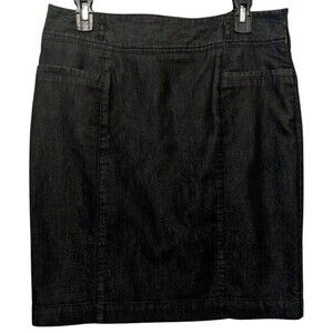 KENNETH COLE Indigo Denim Short Skirt Knee-length Size 8